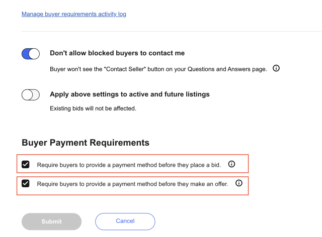 支払い方法の証明