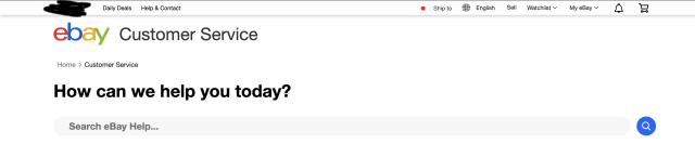 eBayセラーポータルへの問い合わせ②