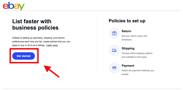 ビジネスポリシーの有効化をする