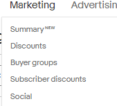 shipping discount設定手順①